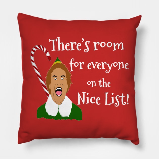 Elf Funny Quotes Pillow by PoetandChef