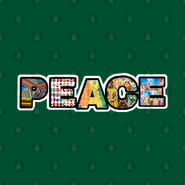 PEACE Sticker - Back by SubversiveWare