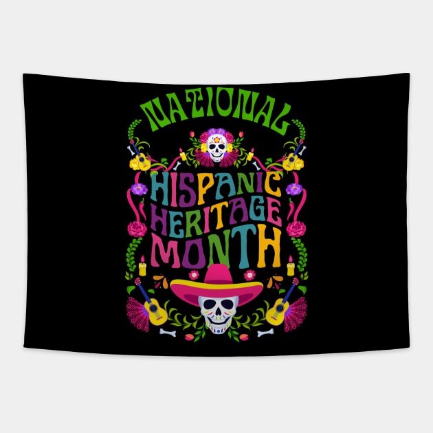 National Hispanic Heritage Month Tapestry by Myartstor 