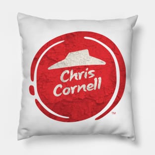 Cosplay Parody Pizza Hut Vintage Music Lovers - Chris Cornell Pillow