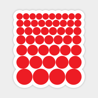 Red Spheres Magnet