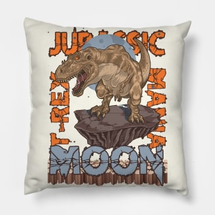 Jurassic Moon I TRex Mania Pillow