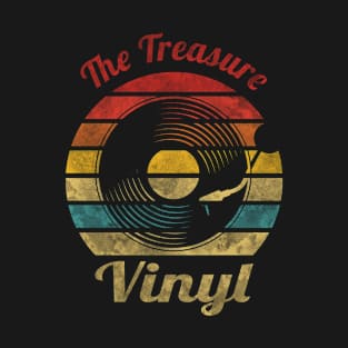 The Treasure Vinyl Retro Vintage Music T-Shirt