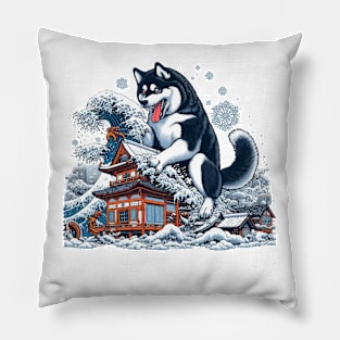 Nuking the Competition: Huskizilla Pillow