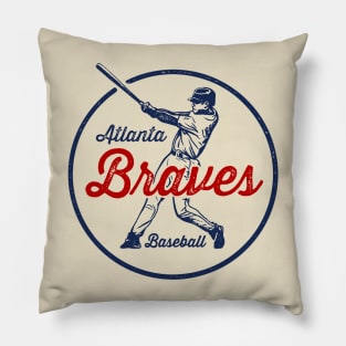 Vintage Braves Pillow