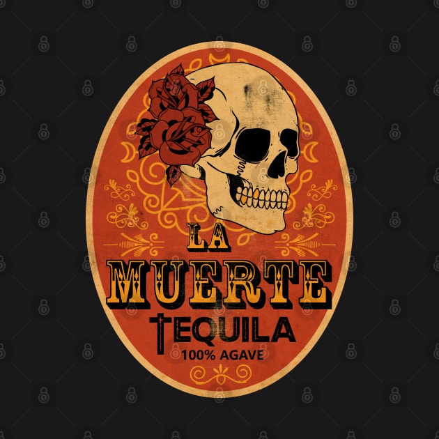 La Muerte Tequila Vintage by CTShirts