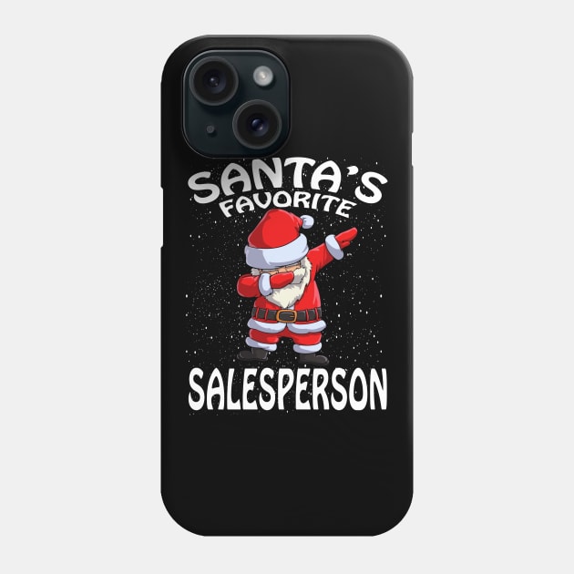 Santas Favorite Salesperson Christmas Phone Case by intelus