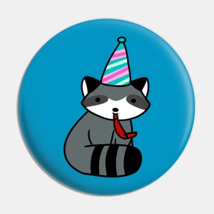 Birthday Raccoon Pin