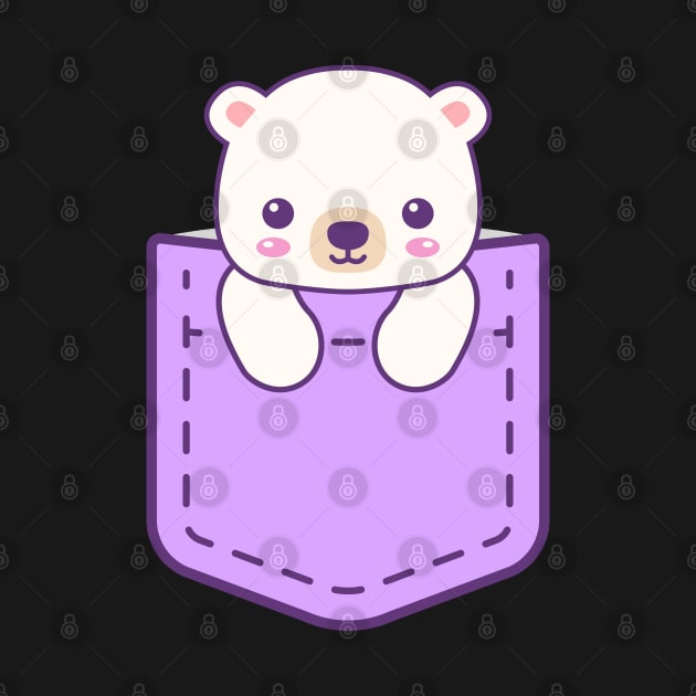 Cute bear in pocket by Lovely Arts