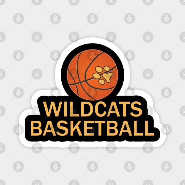 Wildcats Basketball Magnet by busines_night