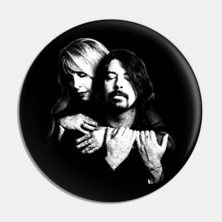 Retro Stevie Nicks with Dave  Grohl Pin