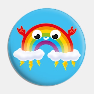 Rock & Roll rainbow Pin