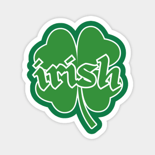 Irish Green Shamrock Magnet