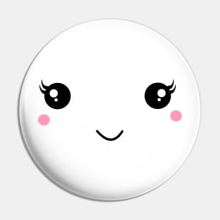 Kawaii Face Pin