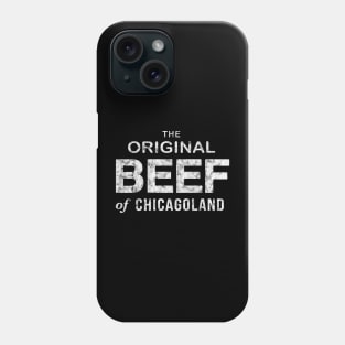 Vintage Original Beef of Chicagoland large logo on back Phone Case