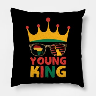 Young King Black King Pillow