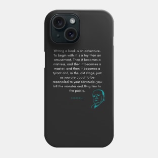 Churchill Quote Phone Case