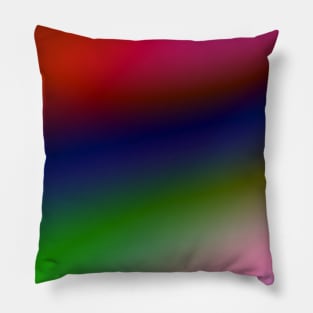 PINK BLUE GREEN RED TEXTURE ART Pillow