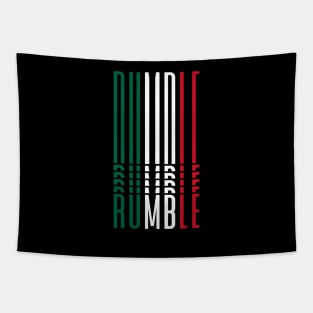 Rumble boxing mexico badge Tapestry