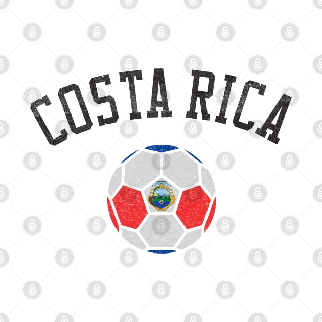 Costa Rica Soccer Team Heritage Flag by ryanjaycruz