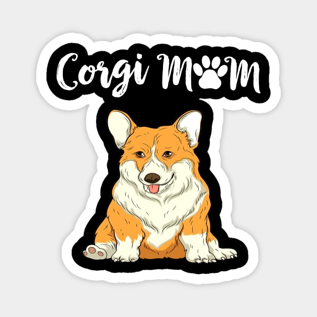 Corgi Mom (264) Magnet by Drakes