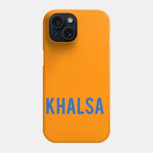 Khalsa Punjabi sikh Phrase Phone Case