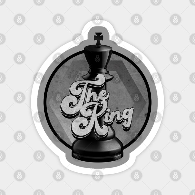 The Chess King Magnet by CTShirts