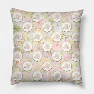 Feminine Floral - White #2 Pillow