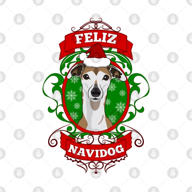 Feliz Navidog Christmas Puppy Santa Hat by RongWay