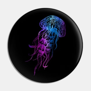 Colorful Jellyfish Pin