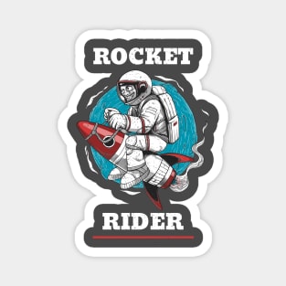 Rocket Rider Magnet