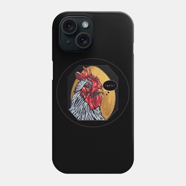 Annoyed Rooster Phone Case by KrissyK