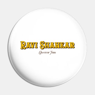 Ravi Shankar Portrait of Genius Pin