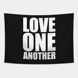 John 13:34 Love One Another Large Typography Tapestry