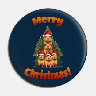 Capybara tree Christmas, Merry Christmas, Capybara Pets, Cute capybara Pin