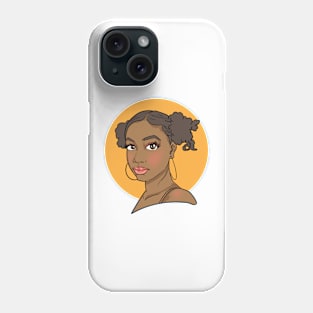 Young Black Woman Millennial Phone Case