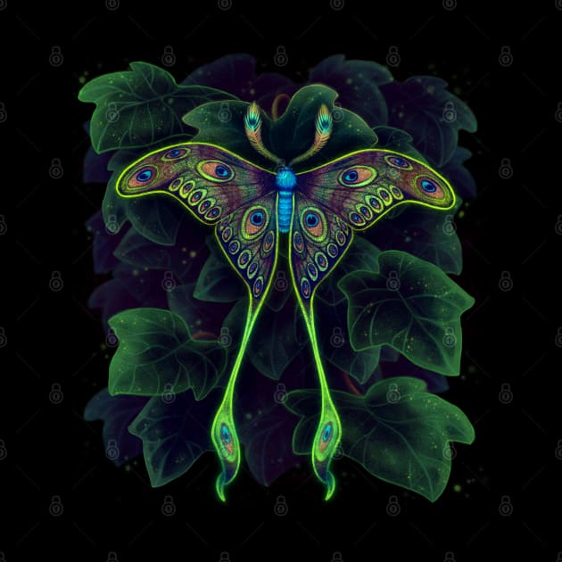 Peacock Moth by DoomedDreamer