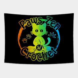 Paws Zen Crochet Tapestry