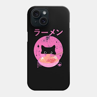 cat ramen Phone Case