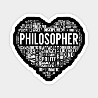 Philosopher Heart Magnet