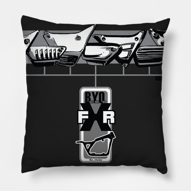 BYO FXR - side covers Pillow by the_vtwins