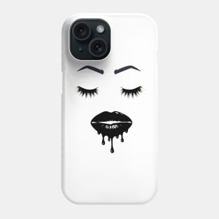 lashes and lips Phone Case