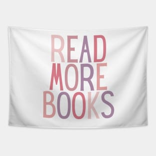 Read More Books Quote in Pink Colour - Life Quotes Tapestry