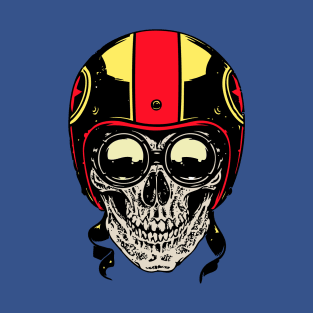 motorcycle skull T-Shirt