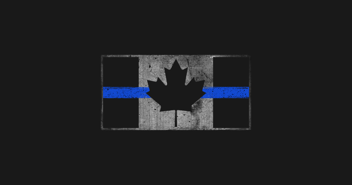 Canada Thin Blue Line Flag Canada Thin Blue Line Flag TShirt