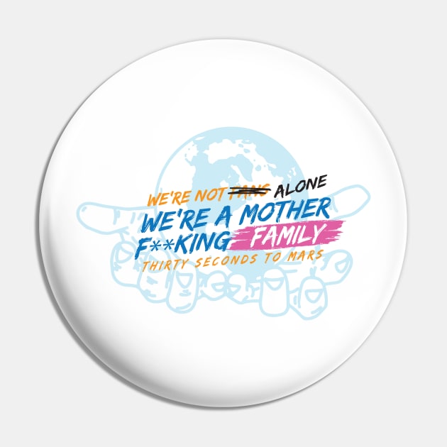 We're A Family Pin by VBdesigns