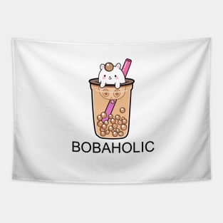 Bobaholic Unicorn! Tapestry