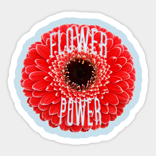 Flower Power Cottagecore Sticker Teepublic Unique transparent background stickers designed and sold by artists. teepublic
