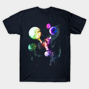  Kids Funny Space Astronaut Birthday Boy 2 Planet T-Shirt :  Clothing, Shoes & Jewelry