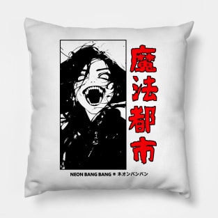 Anime Dark Goth Horror Manga Japanese Streetwear Aesthetic Pillow